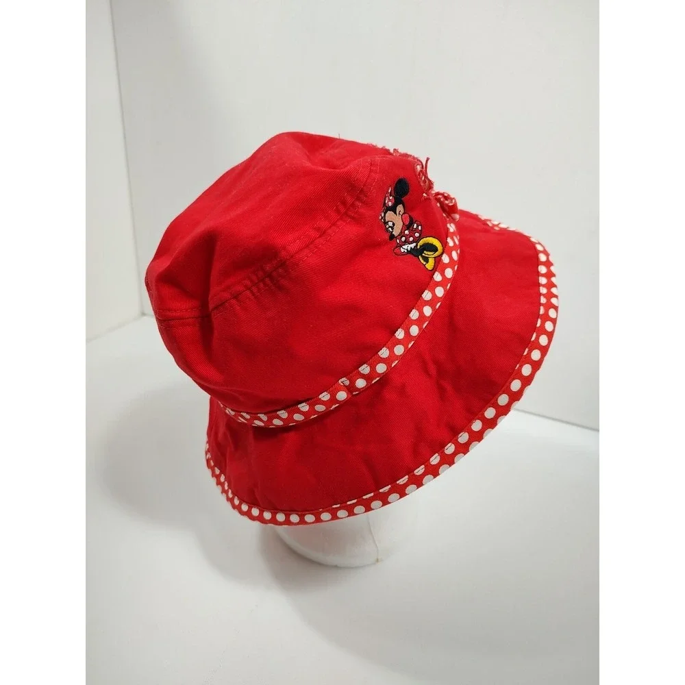 Disney Parks Minnie Mouse Child Polka Dot Bucket Hat‎